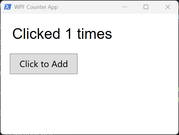 WPF Counter Example